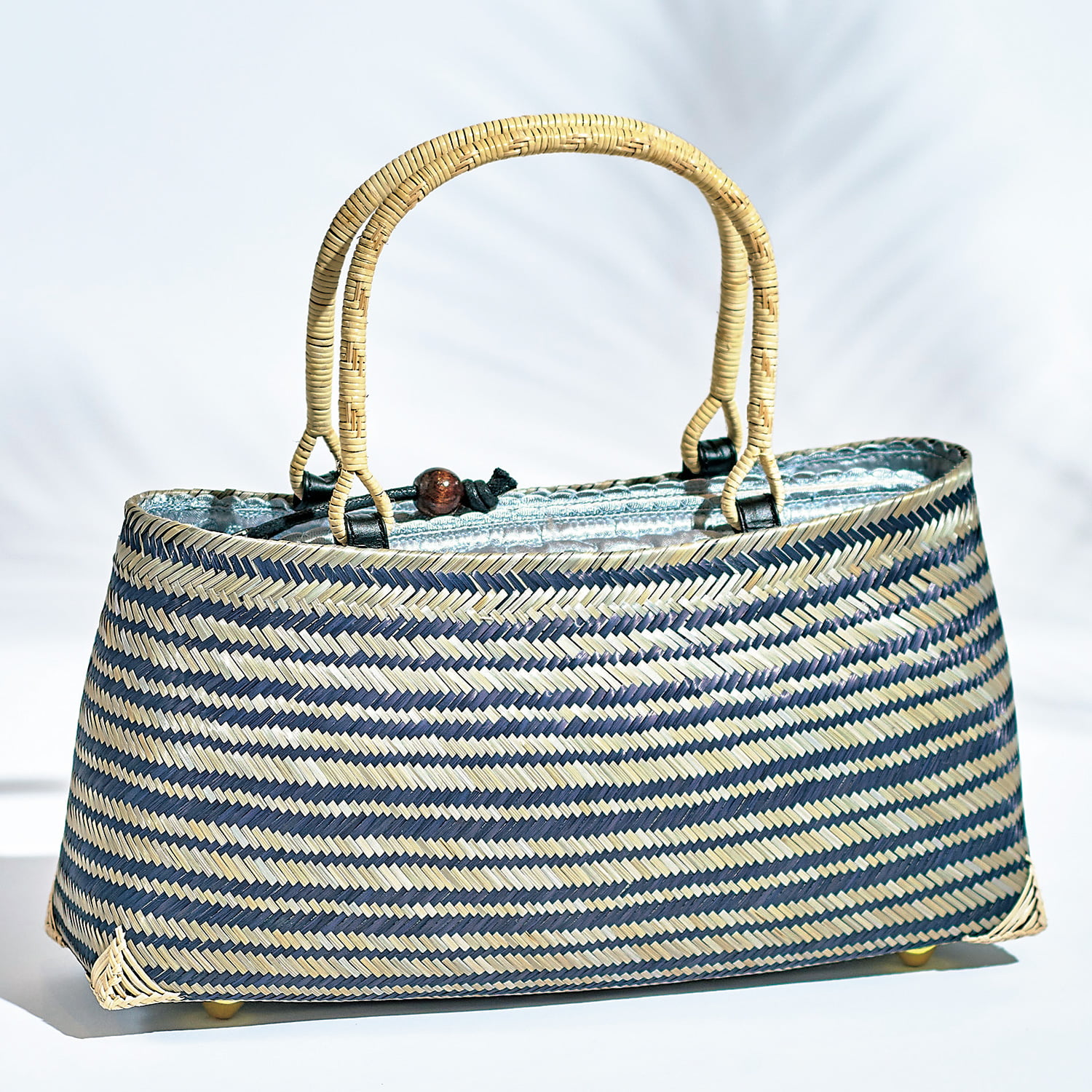 ♪昔の竹編み手提げバック 【公式通販】