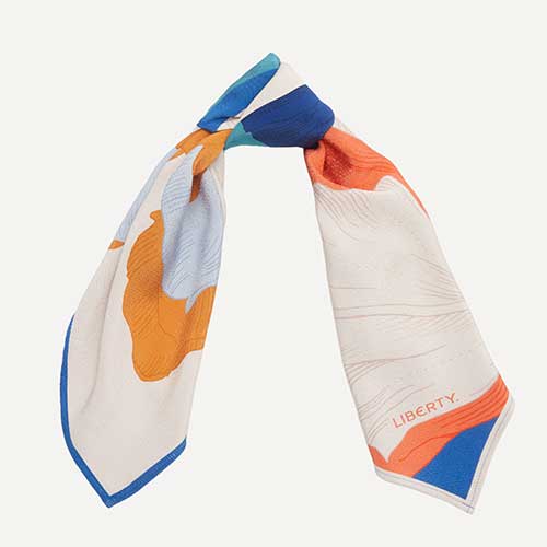 リバティ&times;京都ちりめん･丸仙コラボ風呂敷（大）