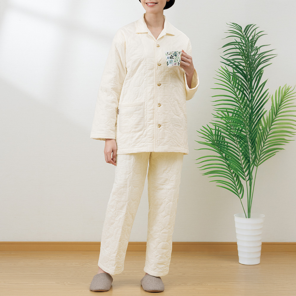 ガーゼ素材（パシーマ）使用のパジャマ