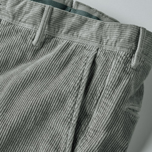 製品染めコーデュロイ・ストレッチパンツ/100