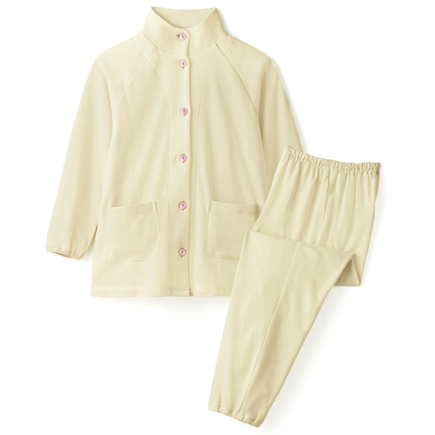 コットンシルク裏微起毛パジャマ