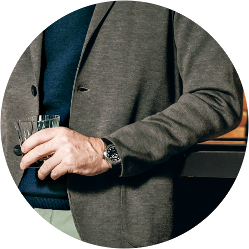 自動巻き腕時計／ポインターデイト