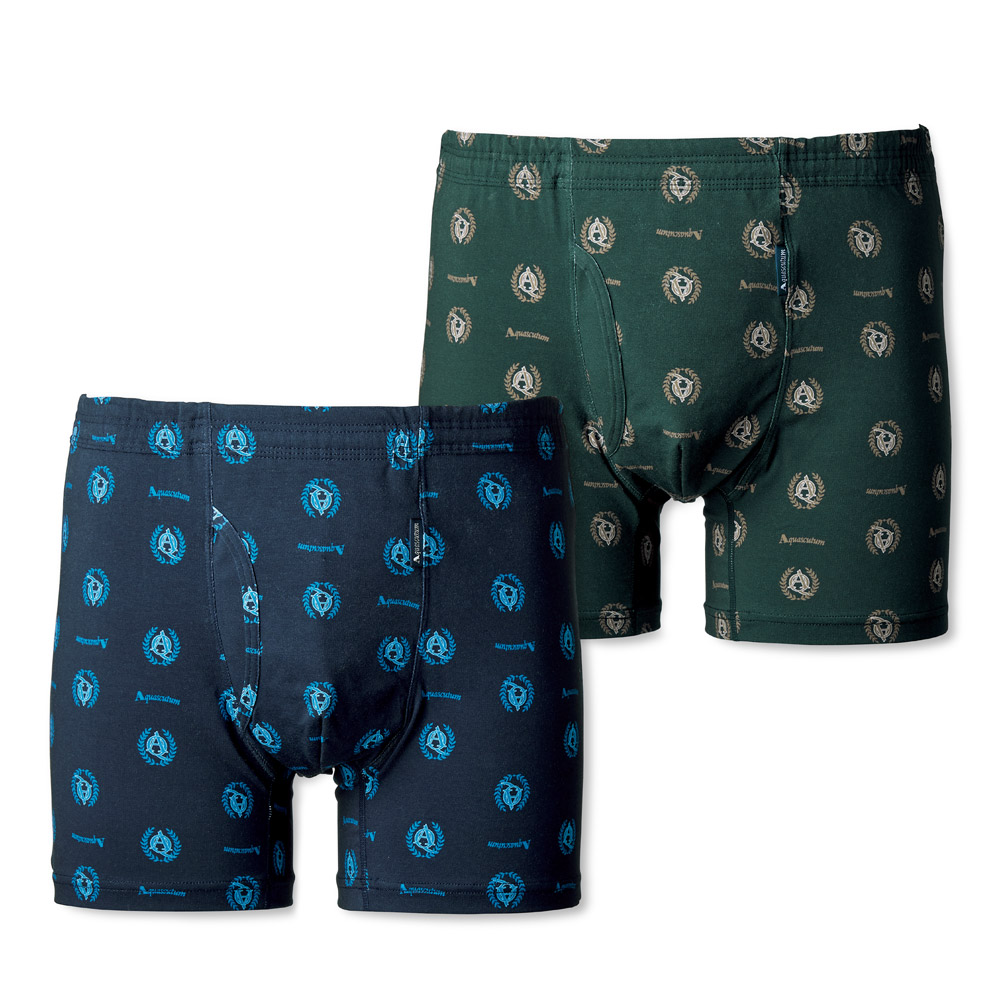 吸水パッド付き･ボクサーパンツ／2色セット