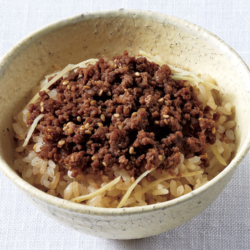 牛そぼろご飯