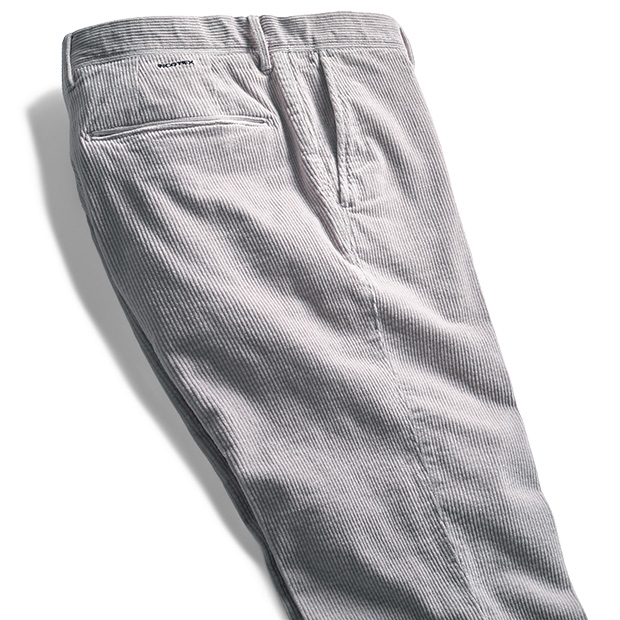 製品染めコーデュロイ・ストレッチパンツ