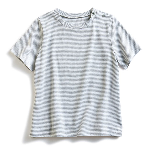 先染めボーダーTシャツ