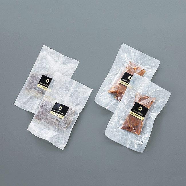 神戸牛を使ったビーフシチューとハンバーグ