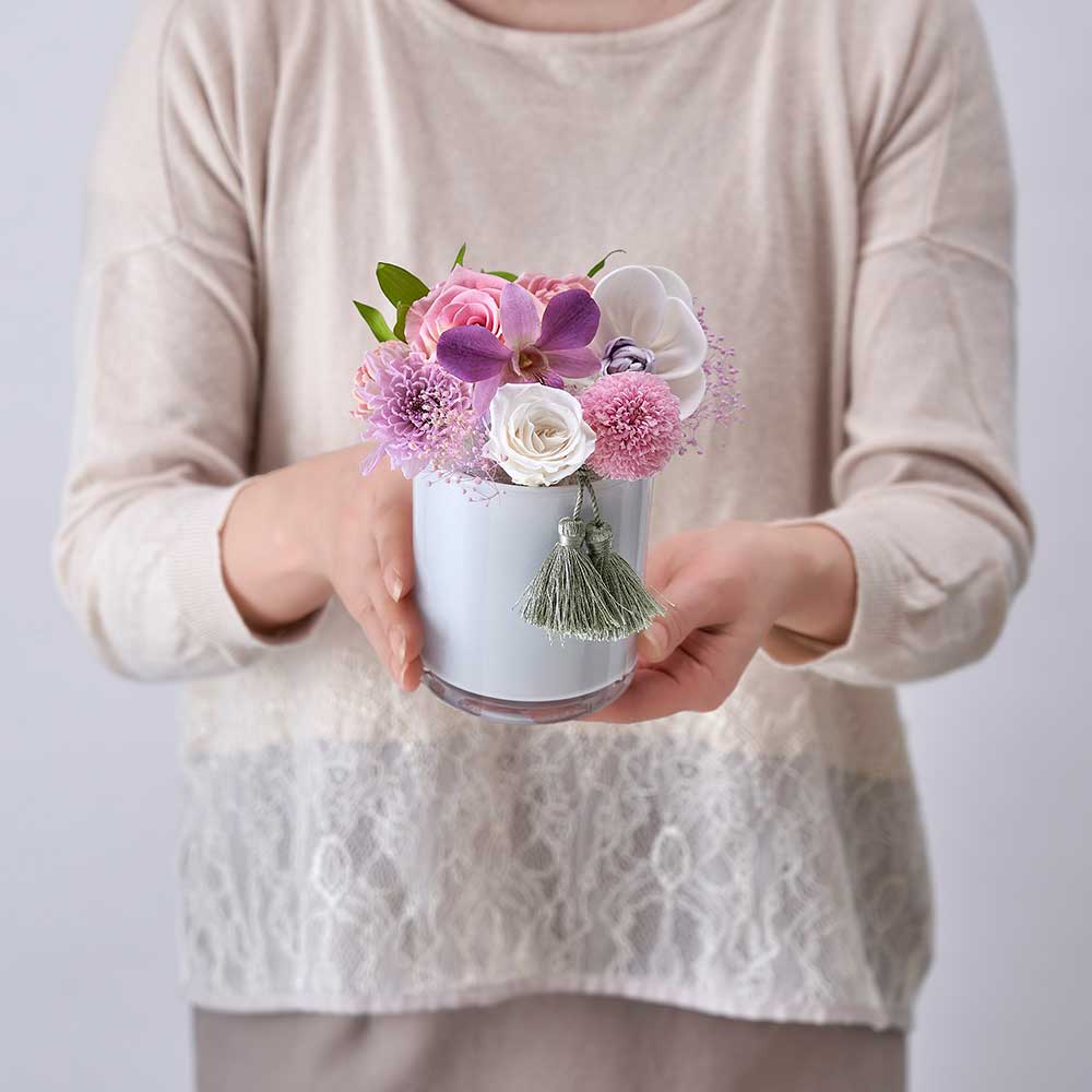 お供え用プリザーブドフラワー