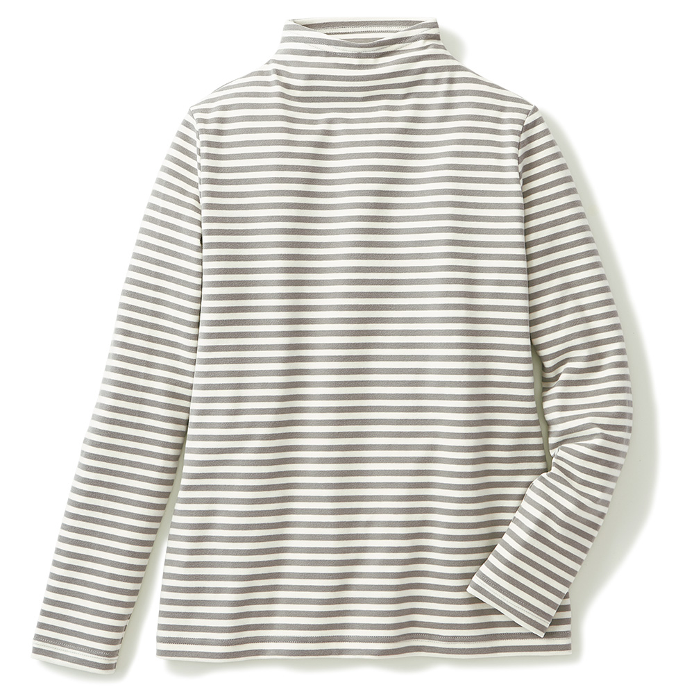 ミップストレッチ･ボーダープルオーバー