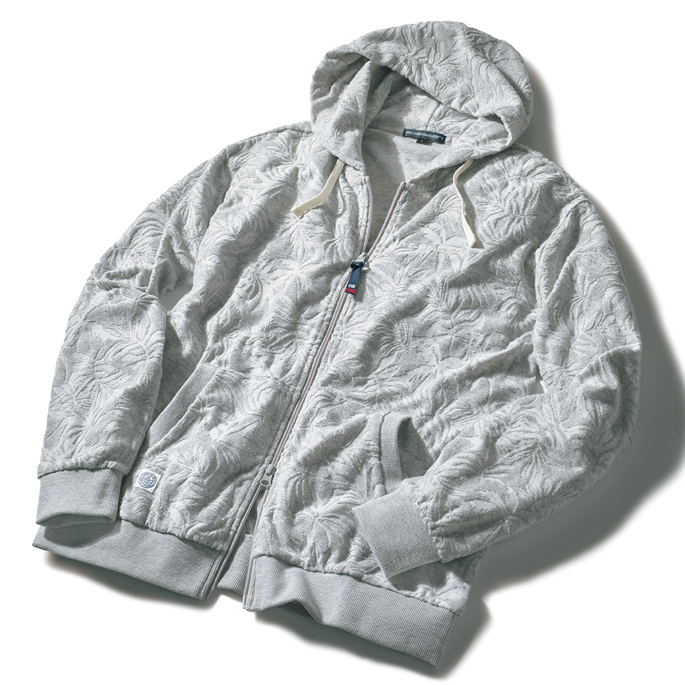 パイルジャカードフルジップパーカ