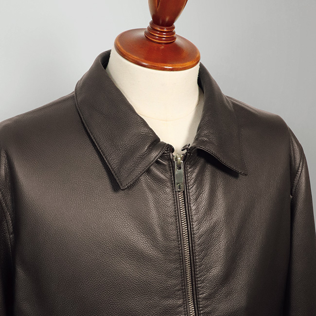 ムートン襟･ラムナッパレザージャケット