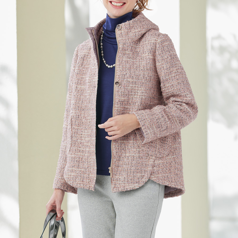 イタリア生地ショートコート