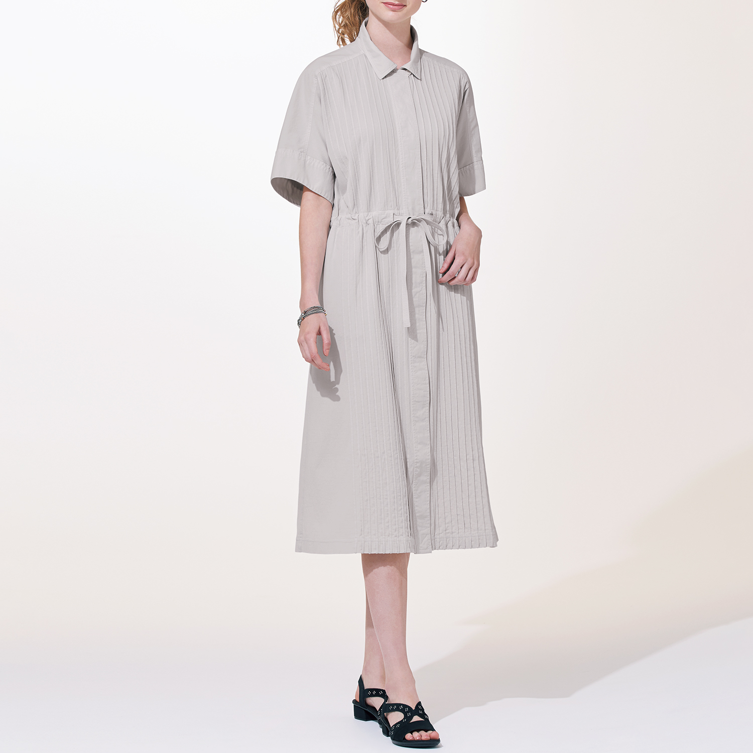 ヤッコマリカルド ピンタックワンピース ライトアップオンラインストア