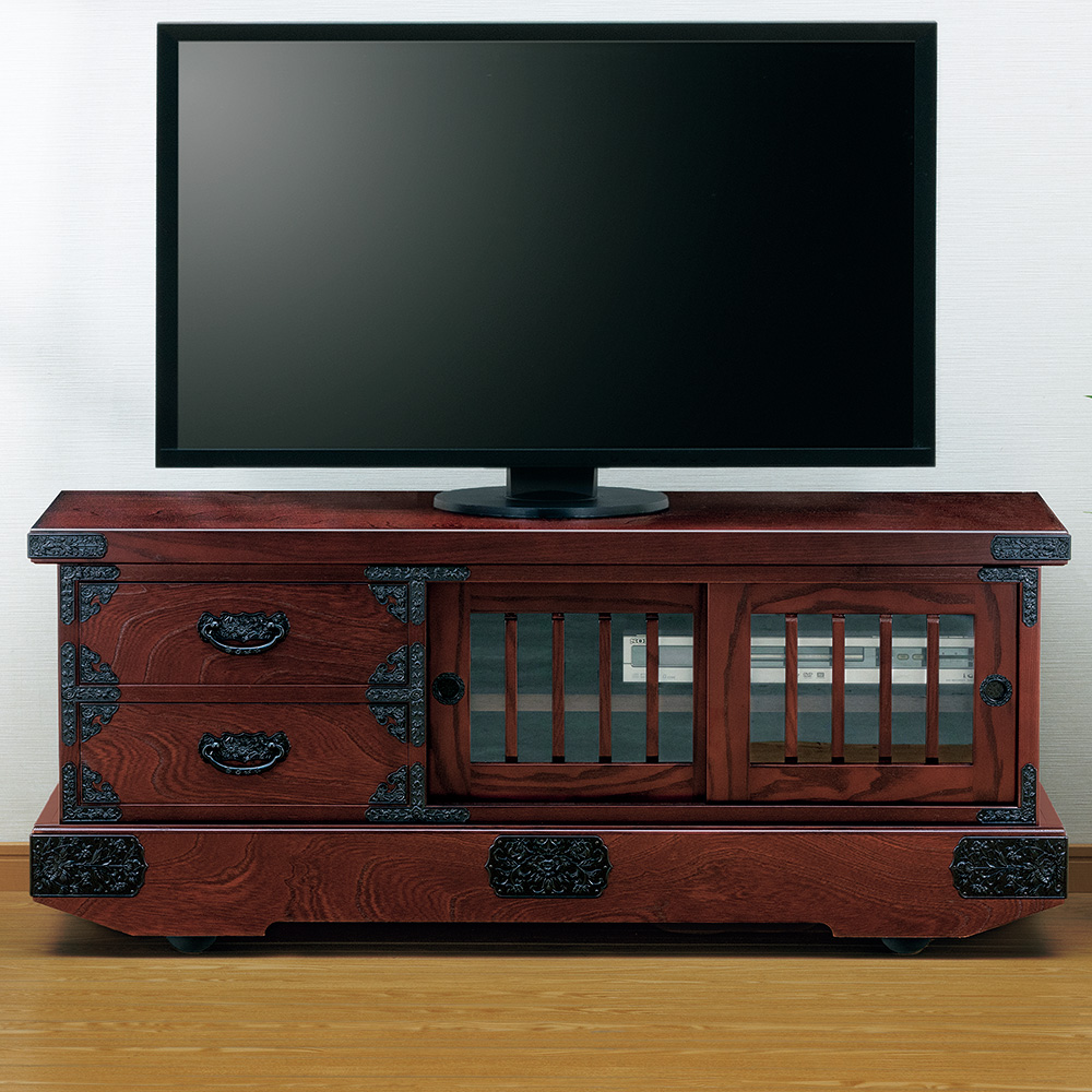 吉野民藝 キャスター付テレビ台