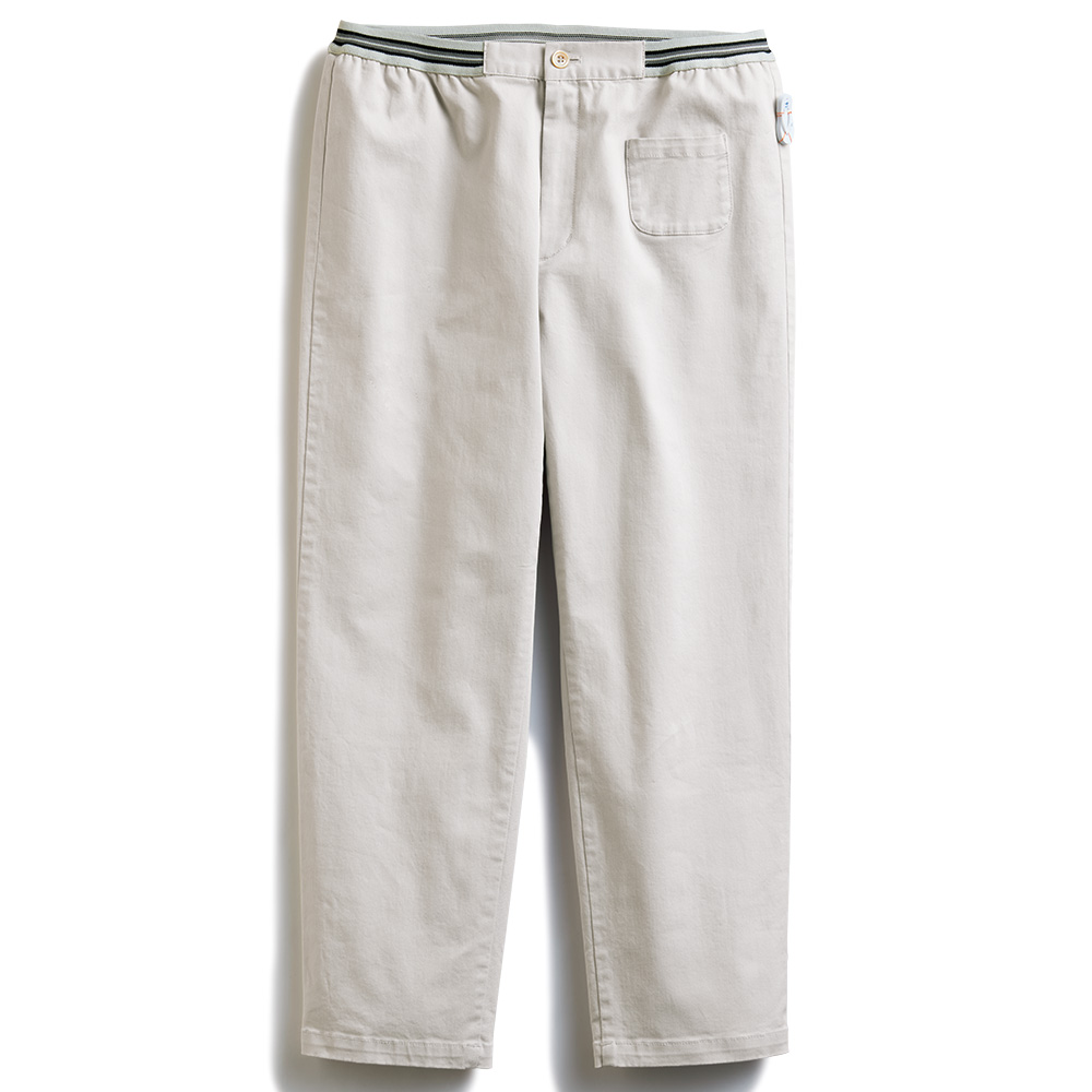 ラインゴムウエストテーパードパンツ