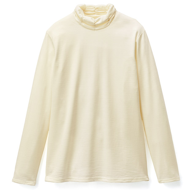 洗えるウール･シャーリングプルオーバー