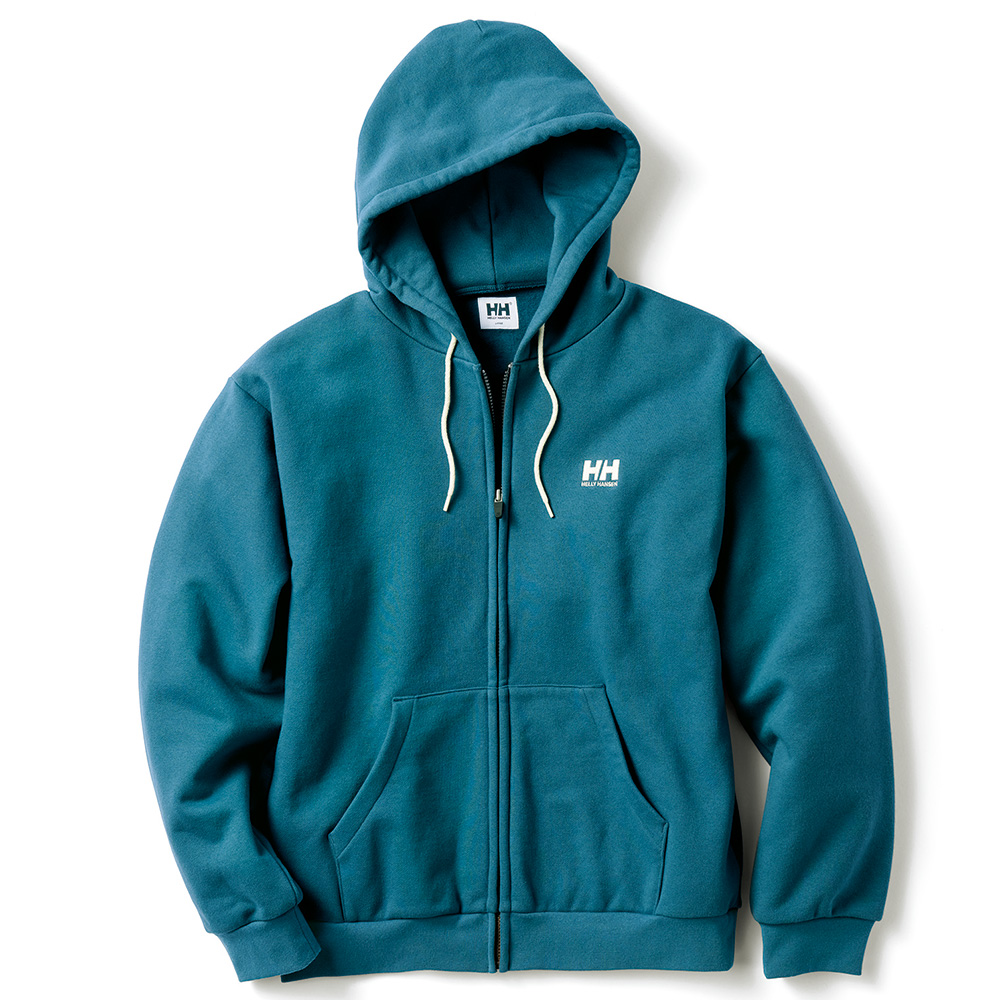 HHロゴフルジップスウェットフーディー／裏起毛