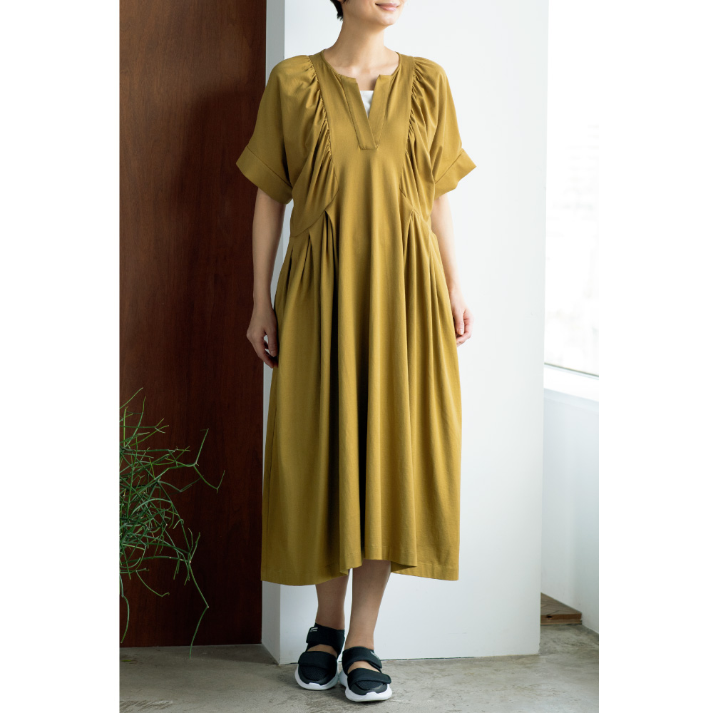 A Pupil コットンジャージーワンピース ライトアップオンラインストア