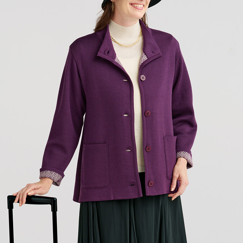 ダブルフェイスAラインジャケット