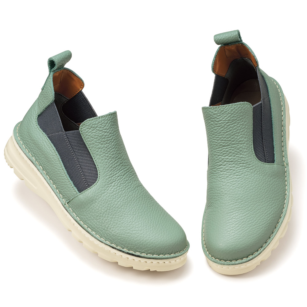 サイドゴアレザーシューズ