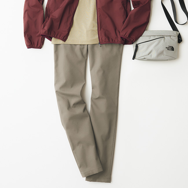 機能がいっぱいストレッチパンツ