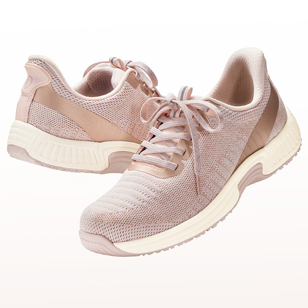 ハンズフリーのニットスニーカー／KITA／ワイド