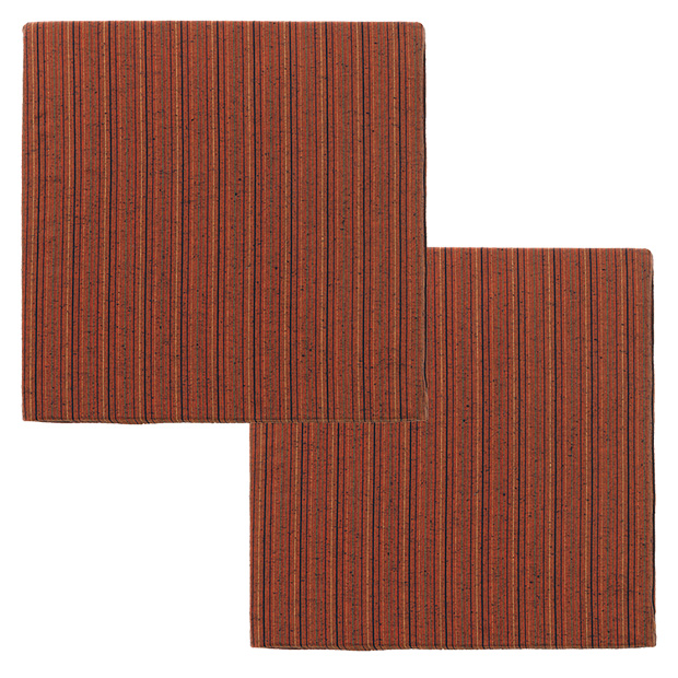 唐桟縞ウレタン座布団（同色2枚組）