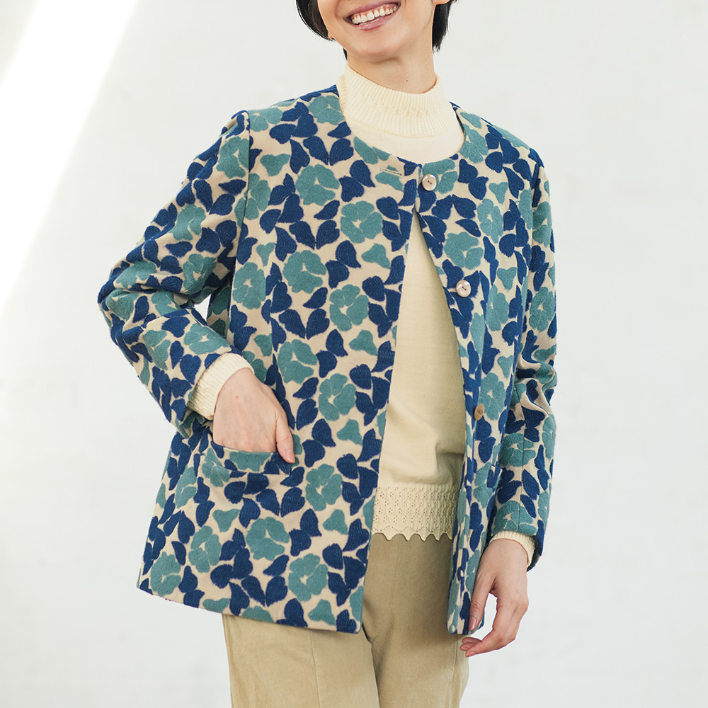 刺しゅうジャケット
