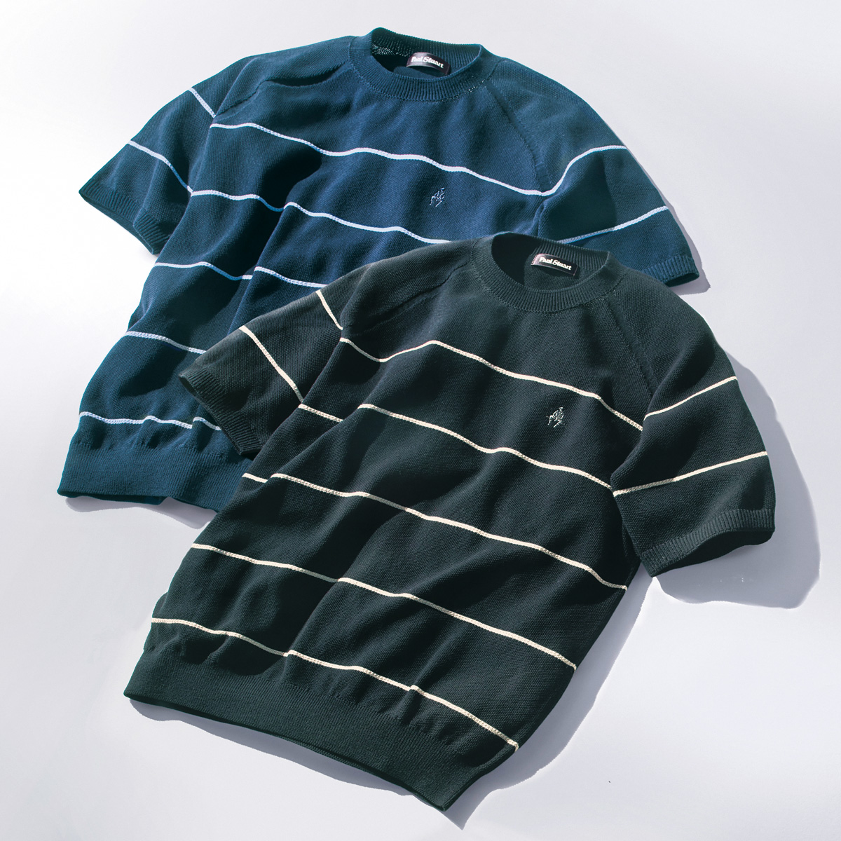 ポール スチュアート ホールガーメント 鹿の子ニットtシャツ ライトアップオンラインストア