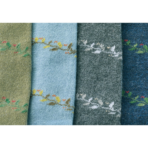 気持ちいいくつ下/実のあるつる草4色セット