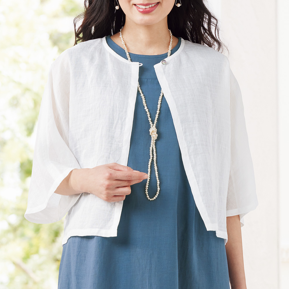 麻シフォンのボレロ