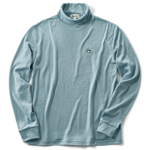 洗えるメリノウール･タートルネックカットソー