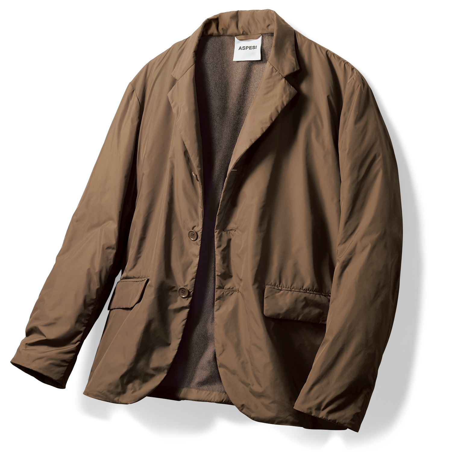 中わた入り･軽量ジャケット／ウール混ライニング