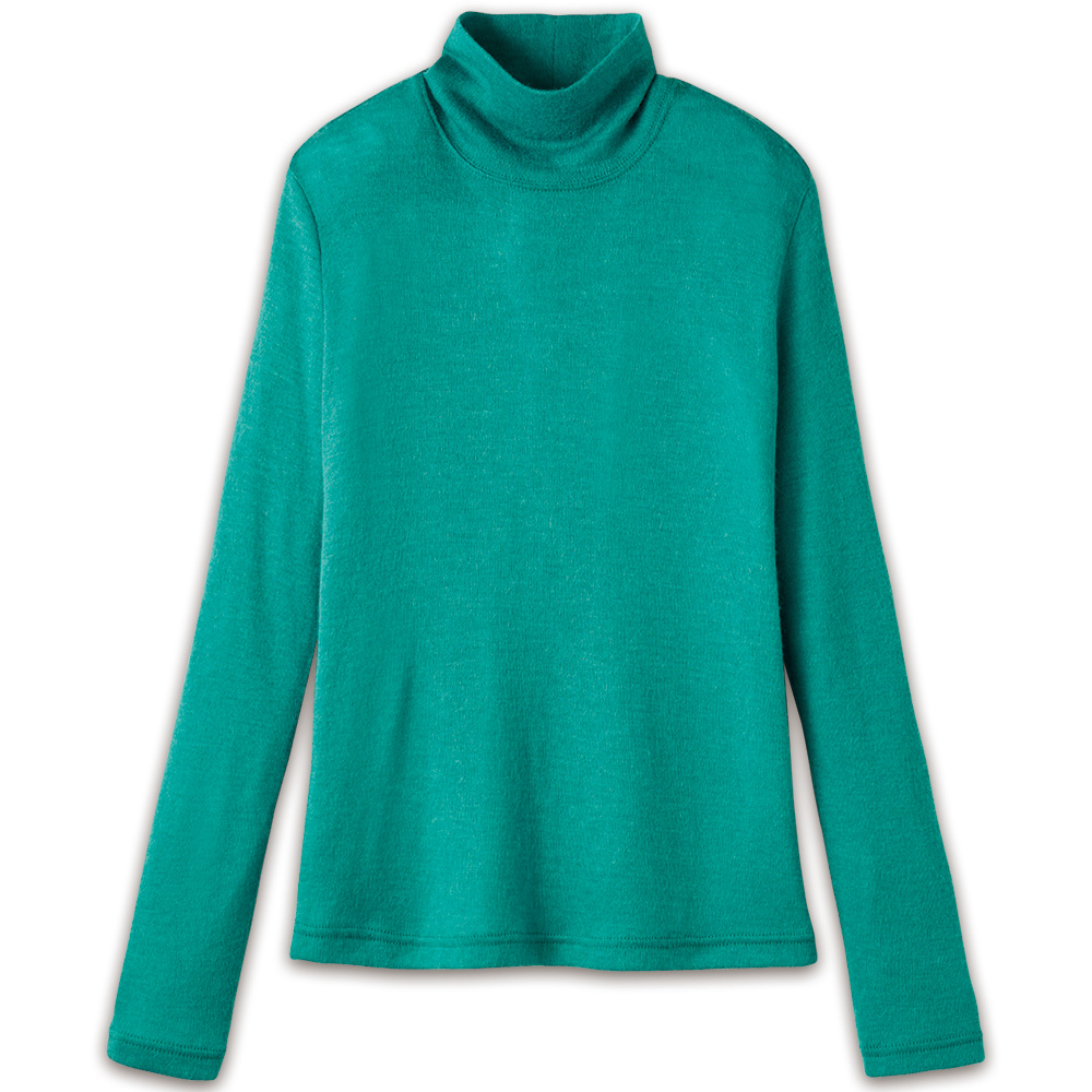 ベビーアルパカ100％ハイネックプルオーバー