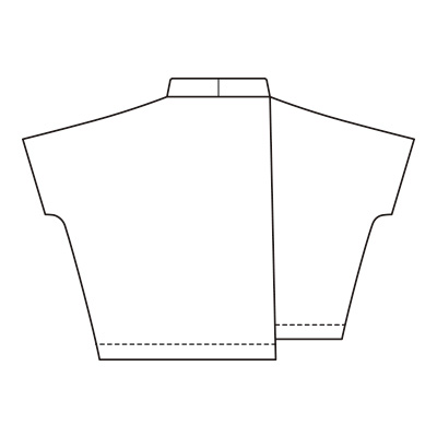 ドットジャカード使いのデザインプルオーバー
