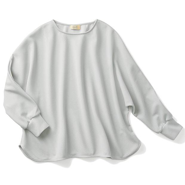 ジョーゼット調ジャージープルオーバー