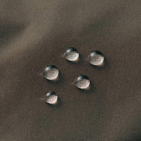 シルク混・撥水ショートダウンコート