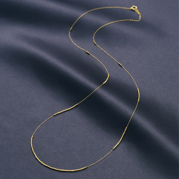 K18YGチェーンネックレス