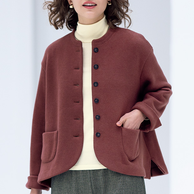 コットン混･裏起毛ジャケット