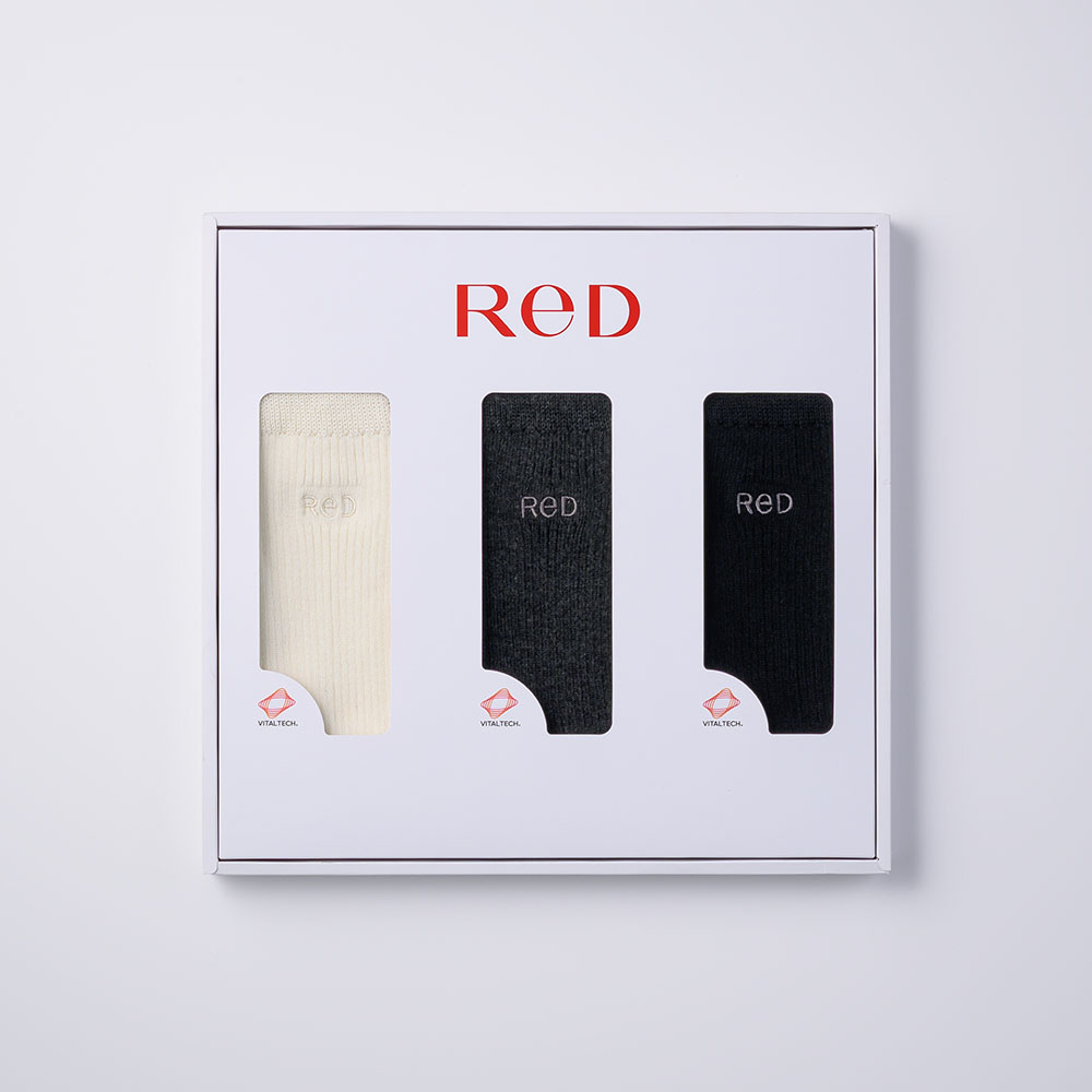 ソックス3色セット／23－25センチ