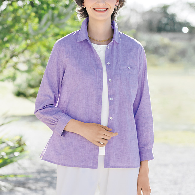 刻みパーツチェーン・ゴールドネックレス