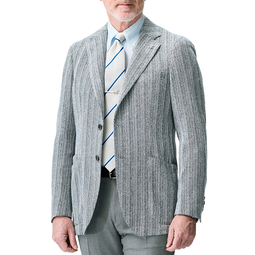 尾州ラッセル編みジャケット