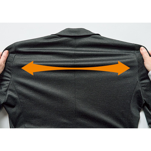 スーパー130&rsquo;Sウール混ジャージージャケット