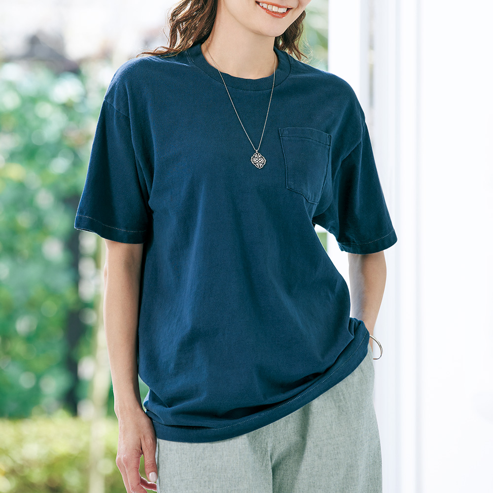 インディゴボールバイオ･久米繊維謹製Tシャツ