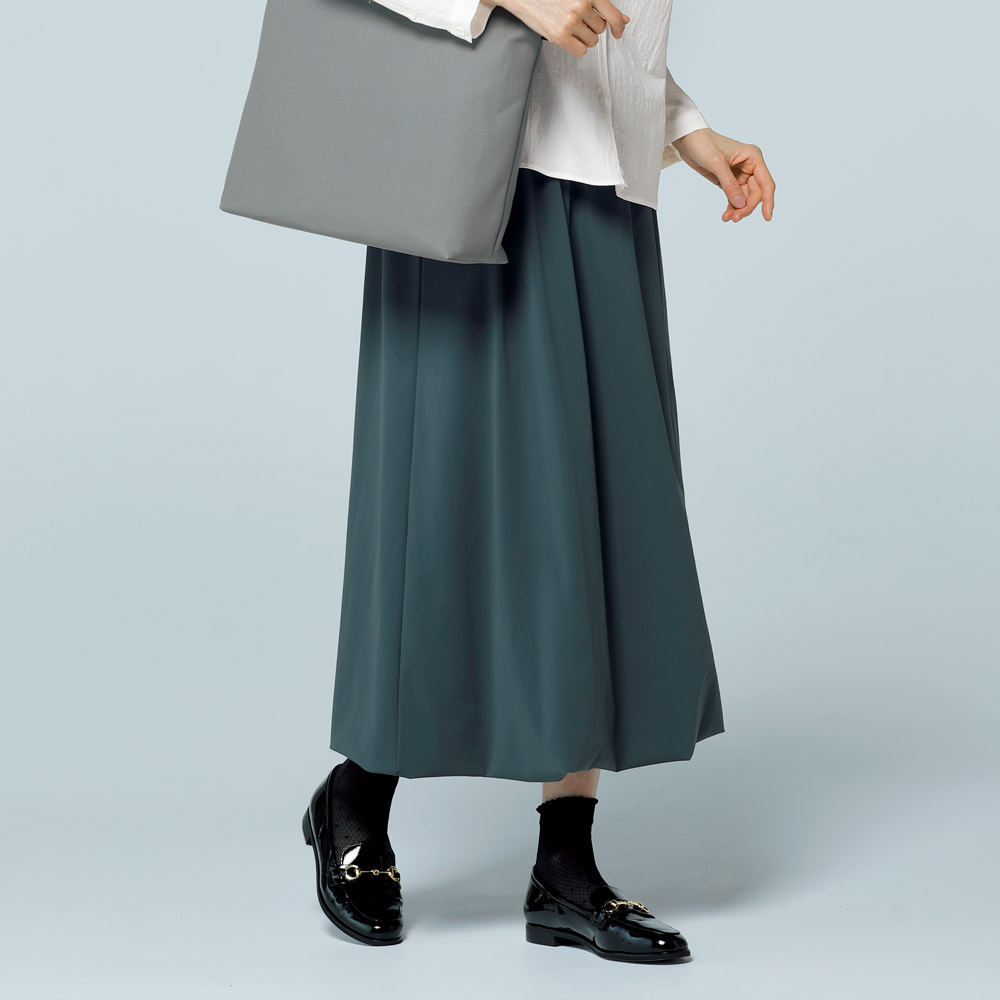 晴雨兼用エナメルビットローファー