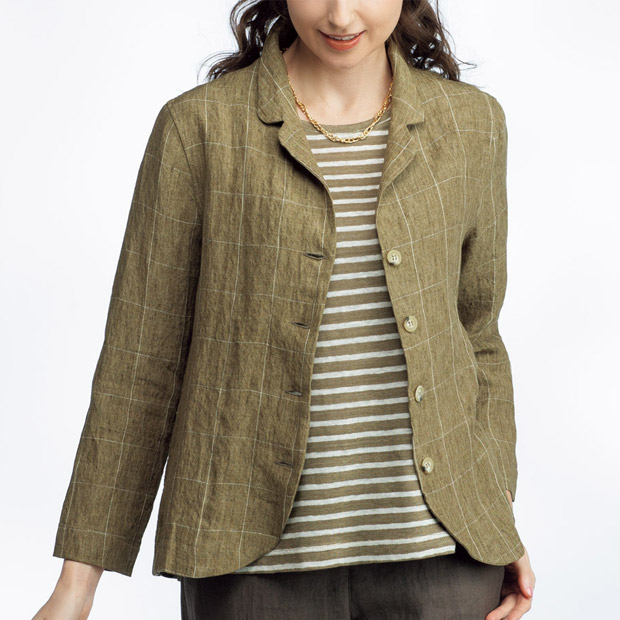 リネンジャケット