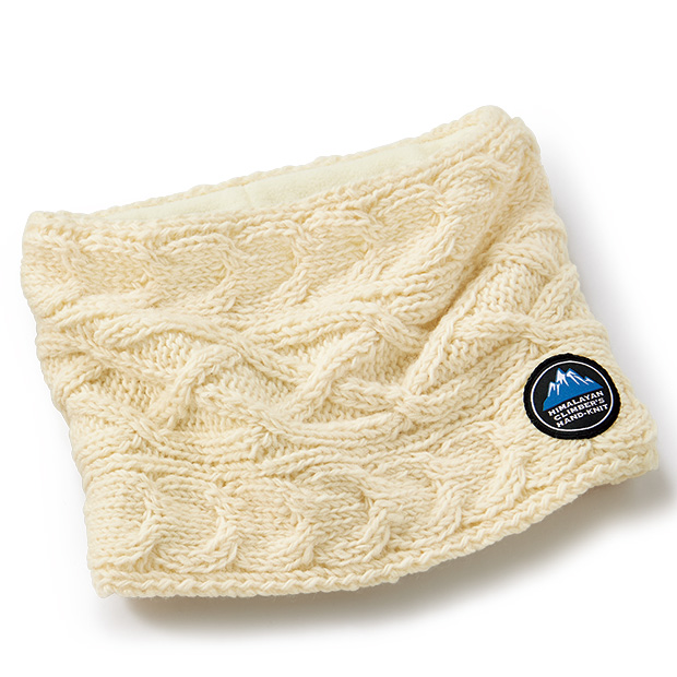 手編みネックウォーマー