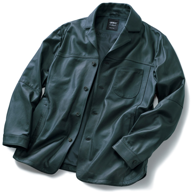 7ポケット･撥水ラムナッパレザージャケット／PARIDE