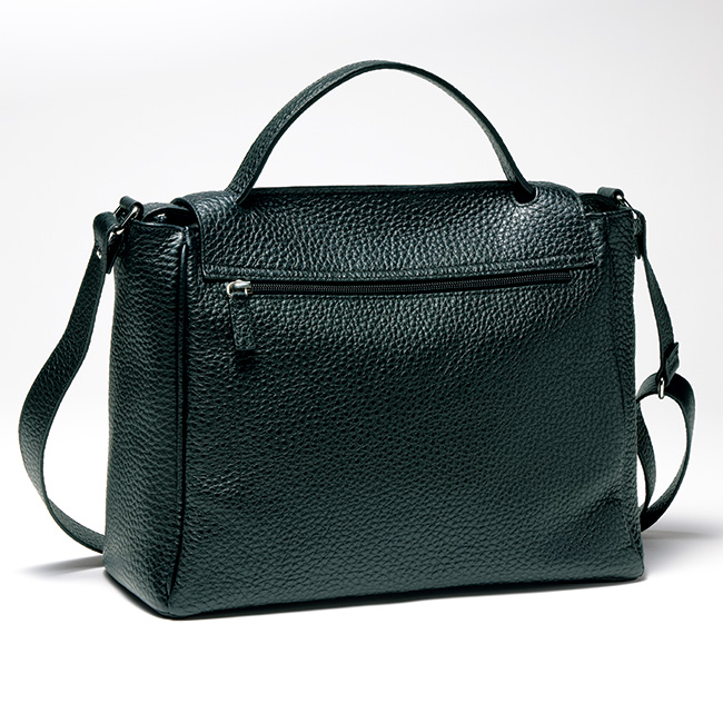 レザー2ウェイバッグ／男女兼用