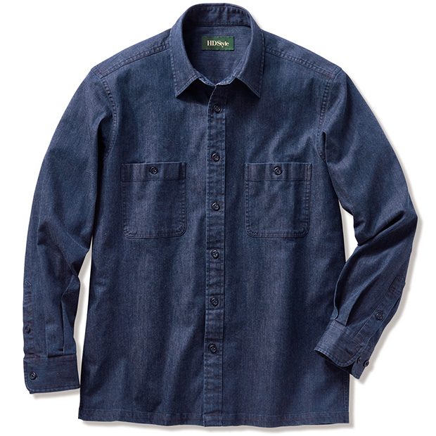 バイオ加工･アウトラストデニムシャツ
